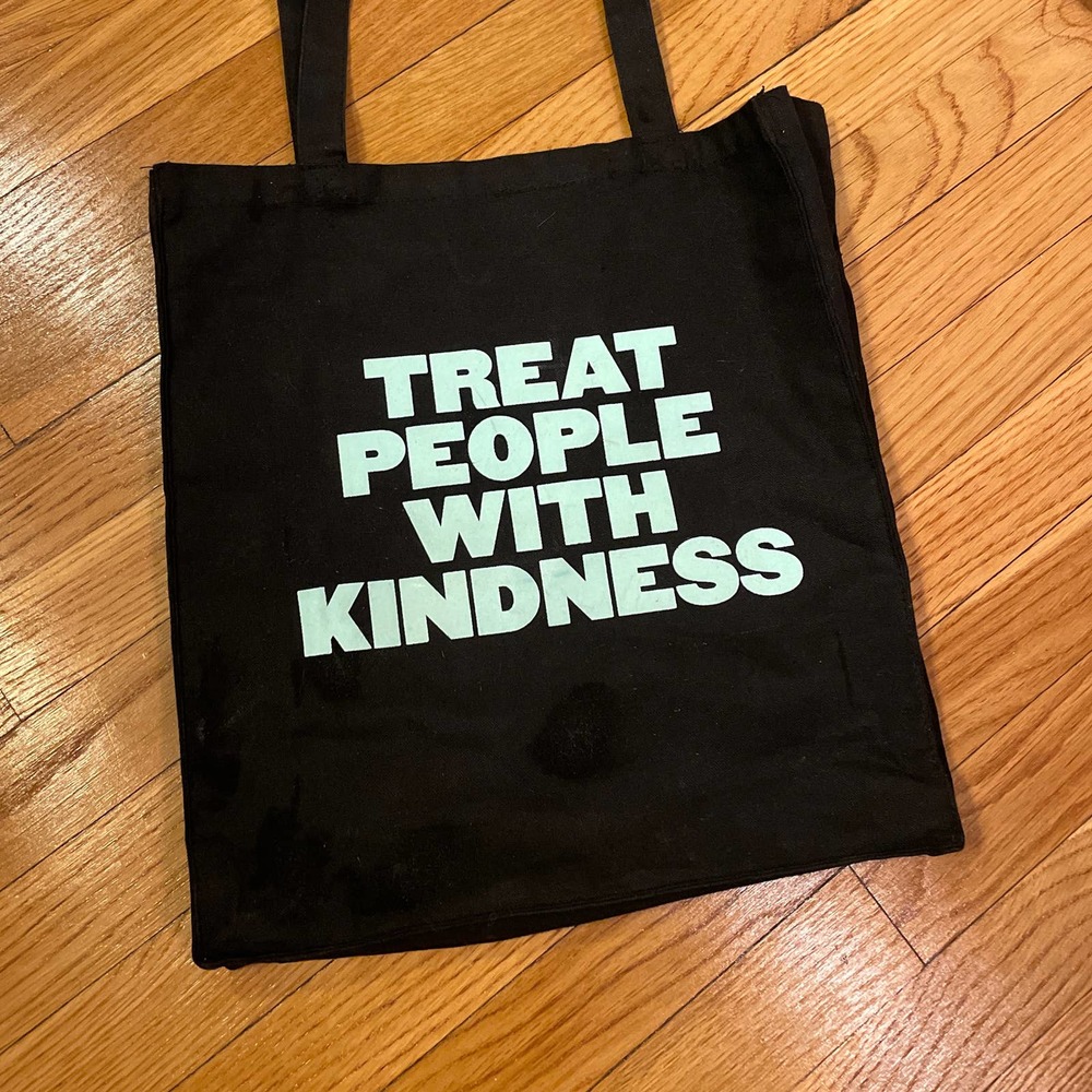 Harry Styles Love on Tour merch Treat People with Kindness Tote bag